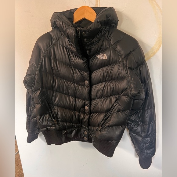 The North Face Hey mama black Bomba puffer bomber jacket - Picture 3 of 12